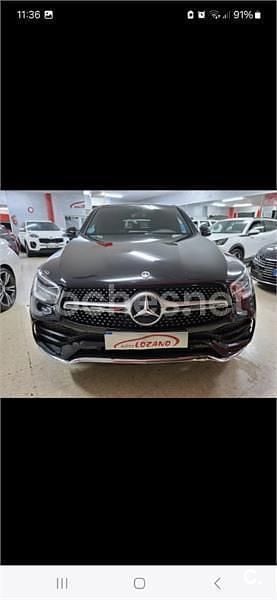 Usado Mercedes GLC200 163 CV (119 kW) 2020 Negro SUV