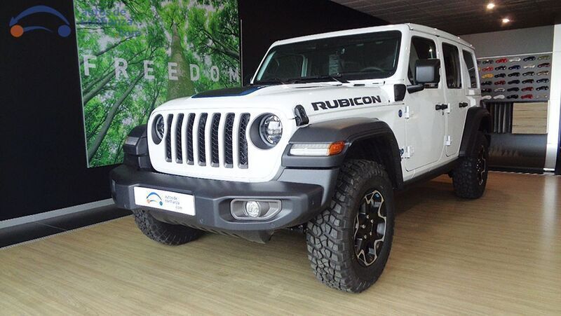 Blanco Usado 2022 Jeep Wrangler Unlimited Rubicon SUV | 72.500 € - Imagen 1/4