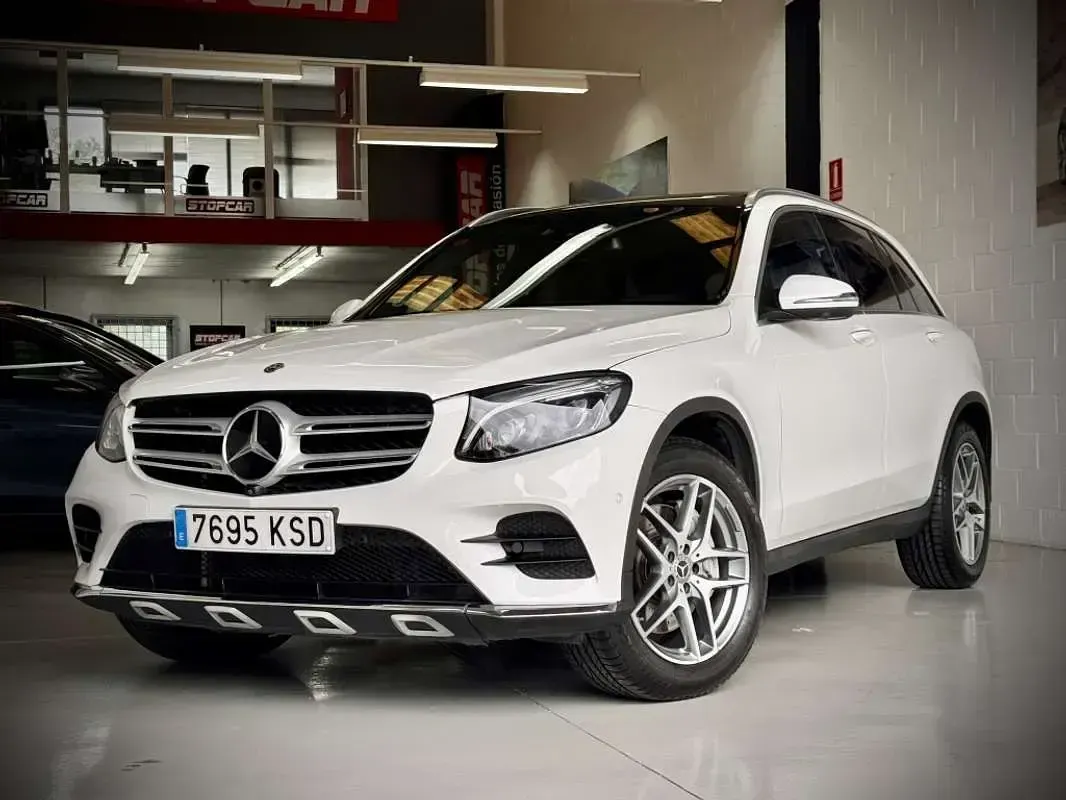 Usado Mercedes GLC250 211 CV (155 kW) 2019 Blanco SUV