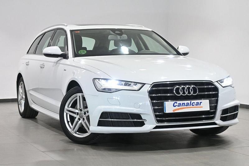 Begagnad Audi A6 S-Line 190 HK (139 kW) 2018 Vit Kombi