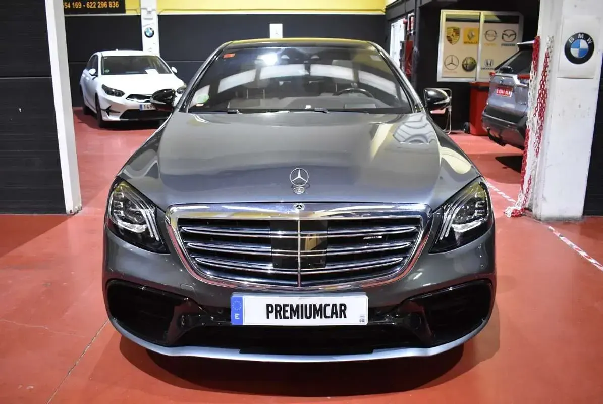 Usado Mercedes S63 AMG AMG 612 CV (450 kW) 2018 Gris Berlina