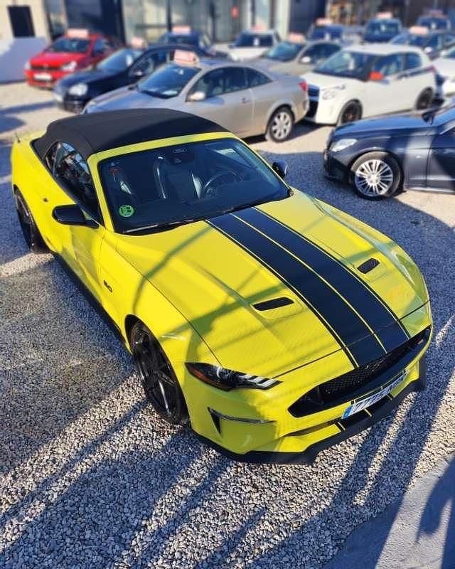 Usado Ford Mustang GT Convertible 450 CV (330 kW) 2022 Amarillo Descapotable