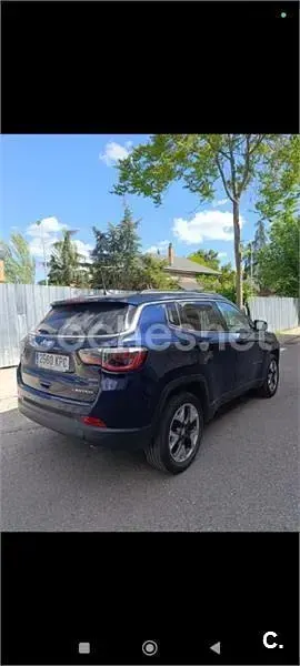 Usado Jeep Compass Limited 120 CV (88 kW) 2018 Azul SUV