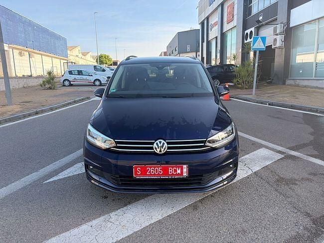 Usado VW Touran Sportline 150 CV (110 kW) 2019 Azul Monovolumen
