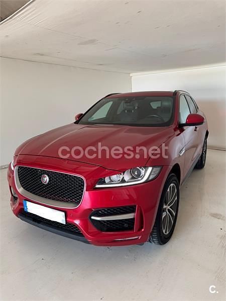 Granate Usado 2017 Jaguar F-Pace R-Sport SUV | 19.900 € (Precio justo) - Imagen 1/4