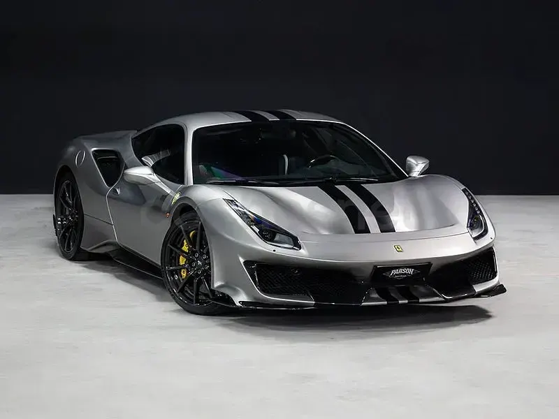 Usado Ferrari 488 721 CV (530 kW) 2020 Gris / plata Coupe