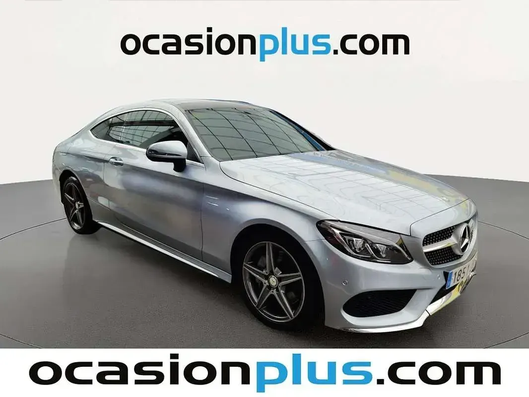 Usado Mercedes C250 204 CV (150 kW) 2016 Gris Coupe