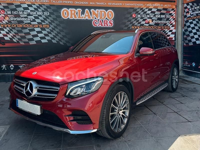 Rojo Usado 2018 Mercedes GLC220 SUV | 29.900 € (Buen precio) - Imagen 1/4