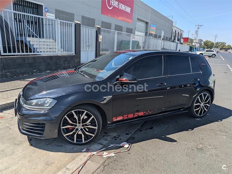 Usado VW Golf VII GTD 184 CV (135 kW) 2015 Negro Berlina