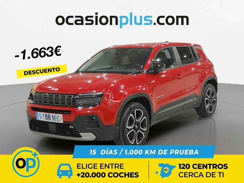 Rojo Usado 2023 Jeep Avenger Summit SUV | 18.300 € (Precio justo) - Imagen 1/4