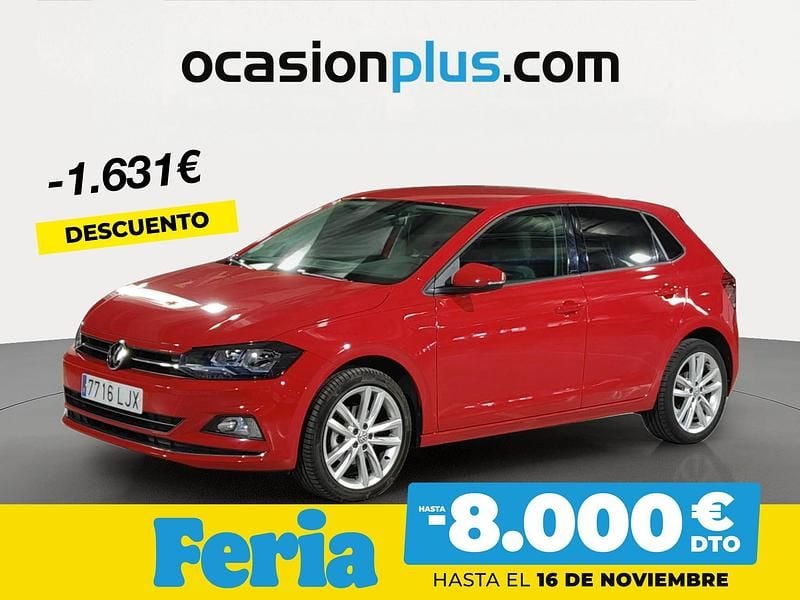 Rojo Usado 2020 VW Polo Sportline Berlina | 17.350 € (Precio justo) - Imagen 1/4