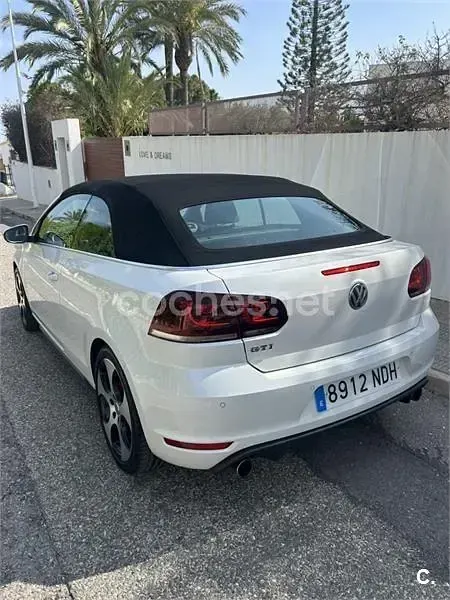 Usado VW Golf Cabriolet GTI 210 CV (154 kW) 2014 Blanco Descapotable