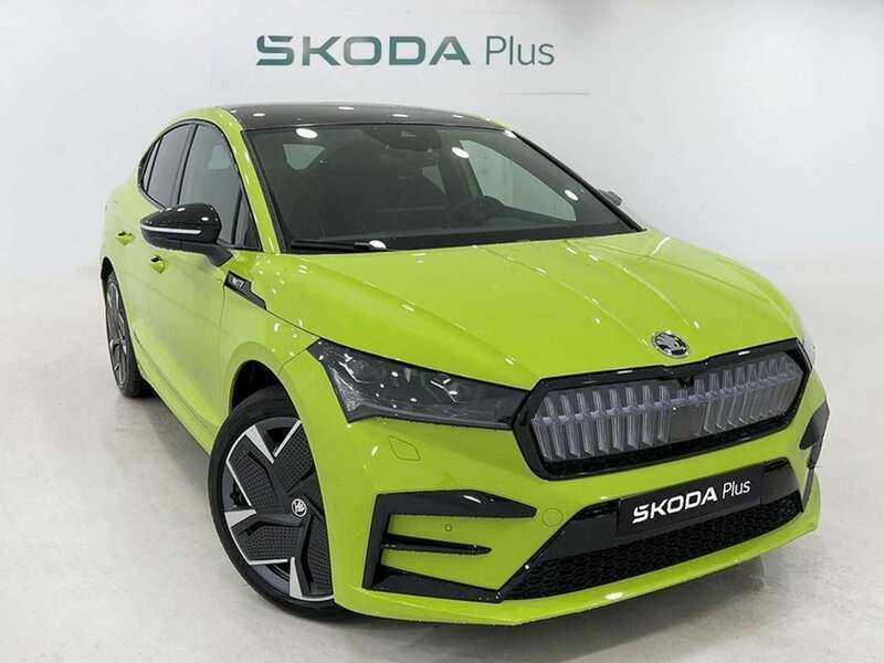 Verde Usado 2023 Skoda Enyaq iV RS SUV | 41.750 € (Precio justo) - Imagen 1/4