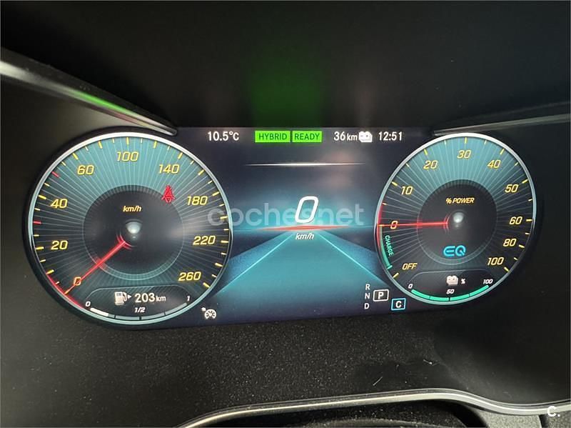 Usado Mercedes C300e 306 CV (225 kW) 2020 Negro Familiar