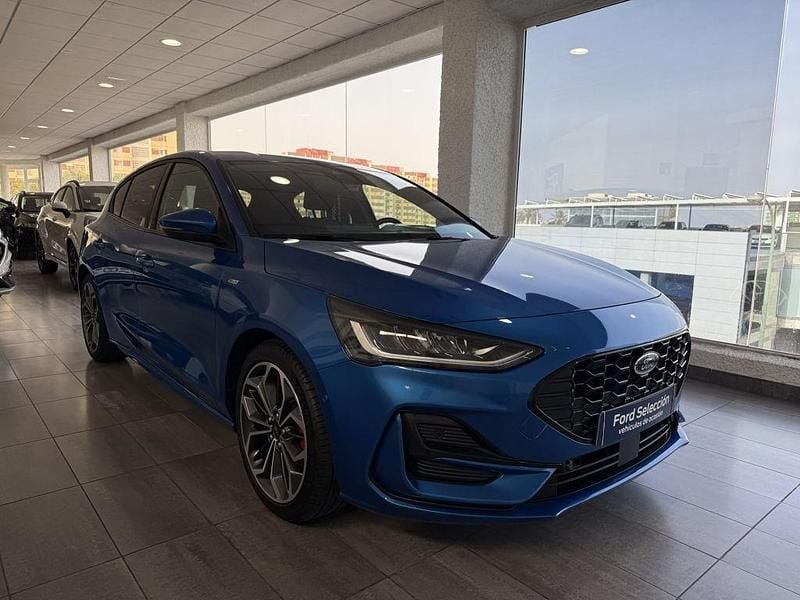 Azul Usado 2024 Ford Focus ST-Line X Berlina | 21.495 € (Buen precio) - Imagen 1/4