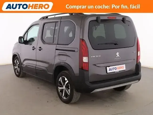 Usado Peugeot Rifter GT-line 131 CV (96 kW) 2020 Gris Monovolumen
