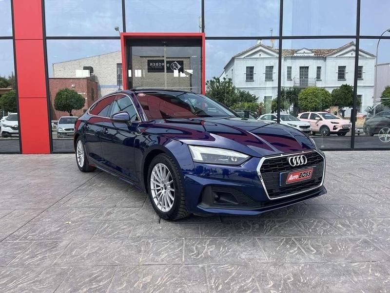 Usado Audi A5 S-Line 136 CV (100 kW) 2021 Azul Coupe