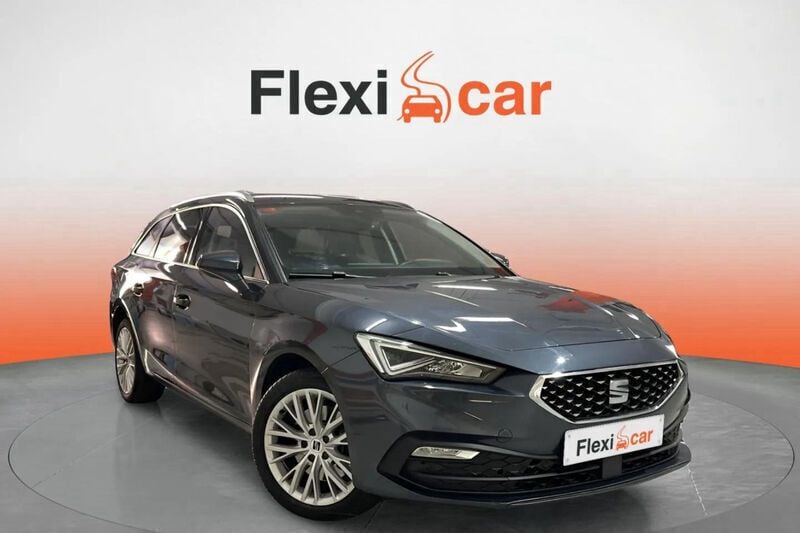 Gris Usado 2021 Seat Leon FR Familiar | 17.990 € (Precio justo) - Imagen 1/4