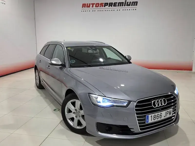 Usado Audi A6 S-Line 190 CV (139 kW) 2016 Gris / plata Familiar