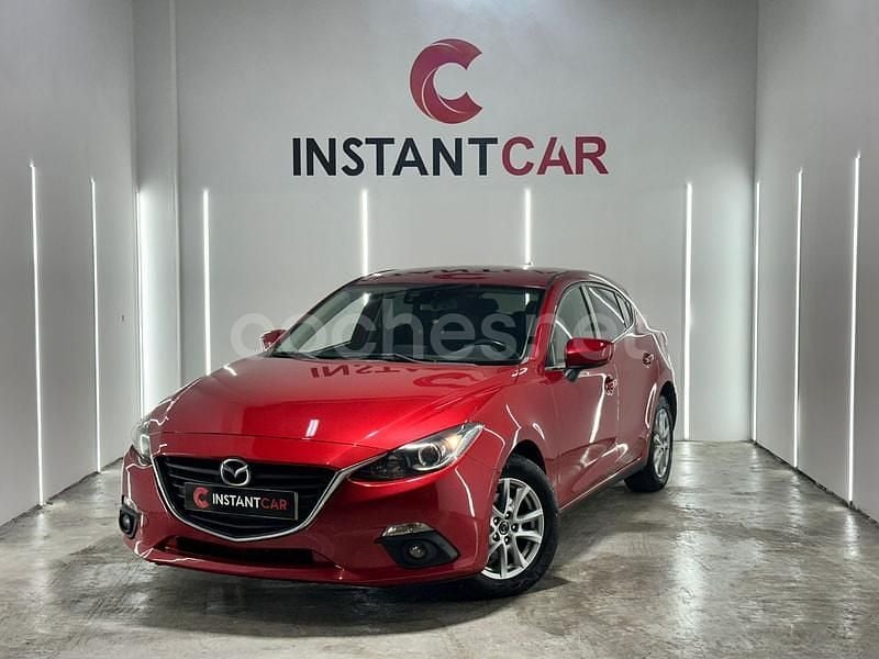 Rojo Usado 2017 Mazda 3 Style Berlina | 12.490 € (Buen precio) - Imagen 1/4