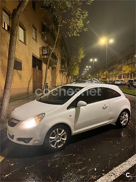 Usado Opel Corsa 90 CV (66 kW) 2008 Blanco Berlina