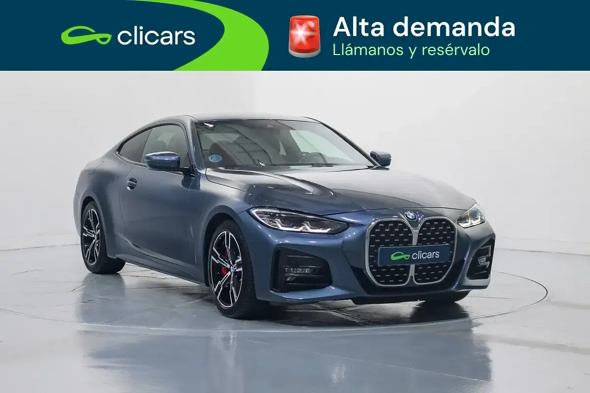 Usado BMW 420 190 CV (139 kW) 2021 Azul Coupe