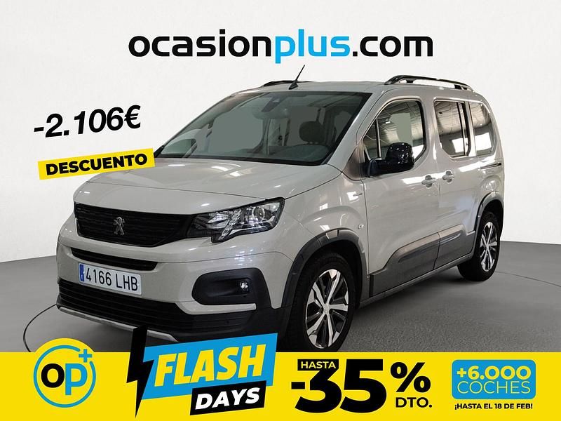 Beige Usado 2020 Peugeot Rifter GT-line Monovolumen | 16.980 € (Precio justo) - Imagen 1/4