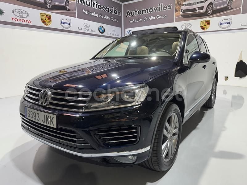 Usado VW Touareg R-line 262 CV (192 kW) 2015 Negro SUV