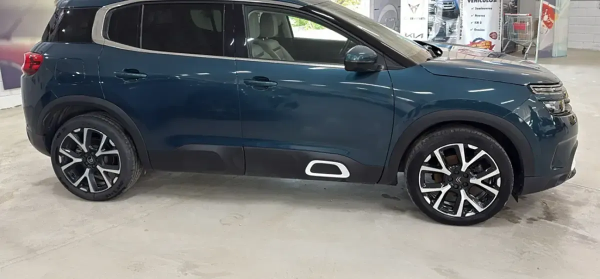 Usado Citroën C5 Aircross Shine 131 CV (96 kW) 2021 Verde SUV