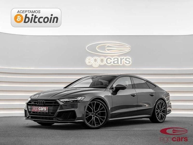 Gris / plata Usado 2019 Audi A7 Sportback S-Line Utilitario | 59.999 € - Imagen 1/4