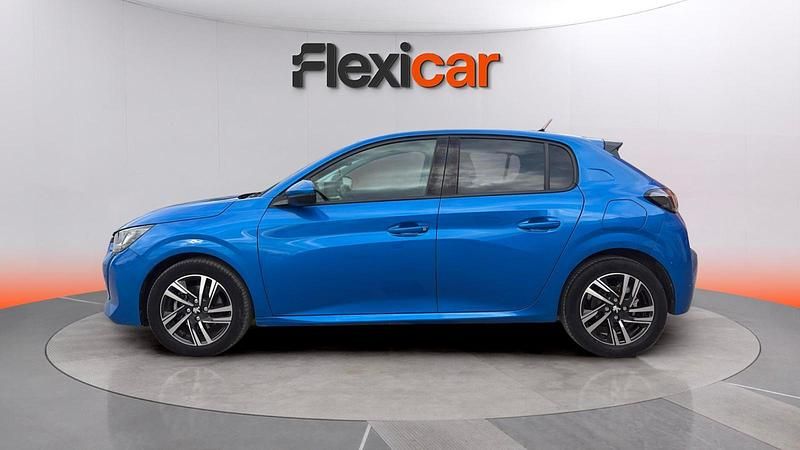 Usado Peugeot 208 Allure 102 CV (75 kW) 2020 Azul Utilitario