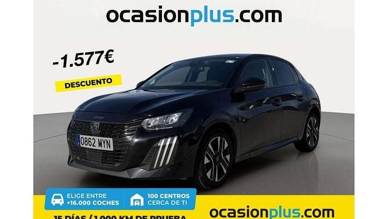 Negro Usado 2025 Peugeot 208 Allure Utilitario | 15.773 € (Precio justo) - Imagen 1/4