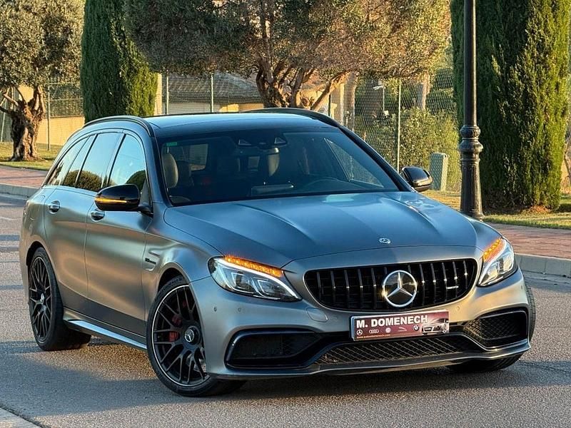 Usado Mercedes C63 AMG 476 CV (350 kW) 2017 Gris Familiar