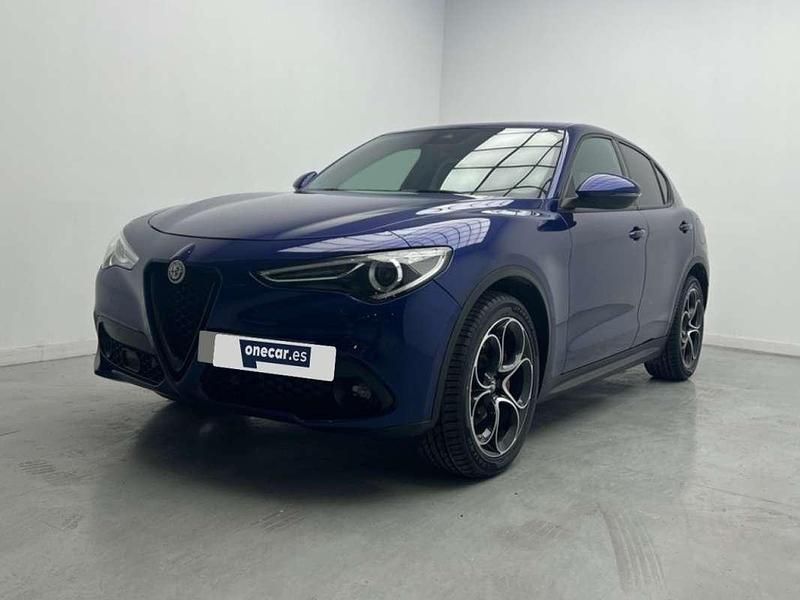 Azul Usado 2022 Alfa Romeo Stelvio Sprint SUV | 23.390 € (Precio justo) - Imagen 1/4