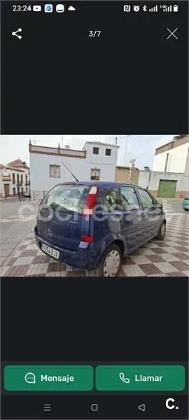 Usado Opel Meriva Essentia 100 CV (73 kW) 2005 Azul Monovolumen