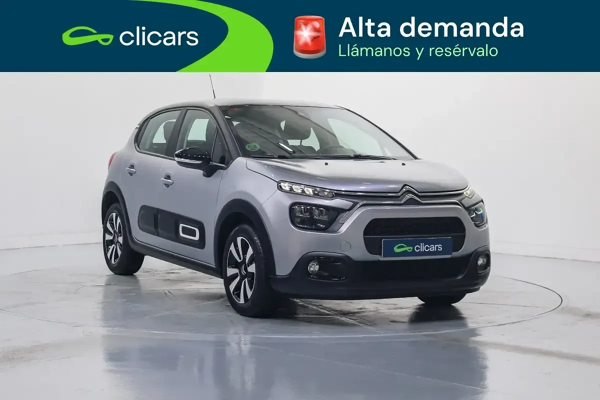 Usado Citroën C3 Feel 83 CV (61 kW) 2021 Gris Utilitario