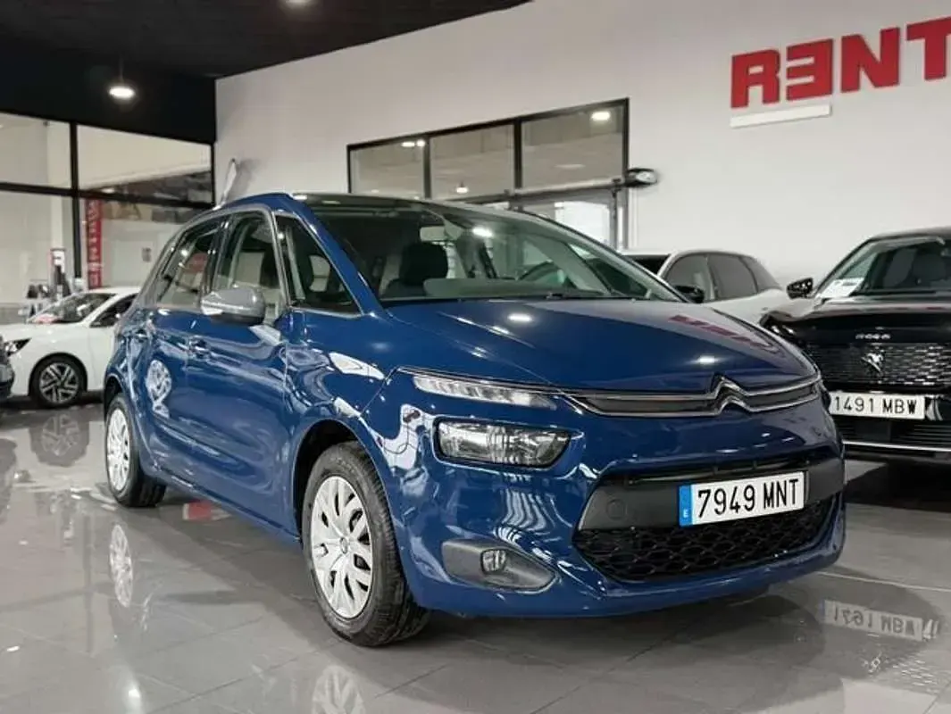 Usado Citroën C4 Shine 120 CV (88 kW) 2018 Azul Monovolumen