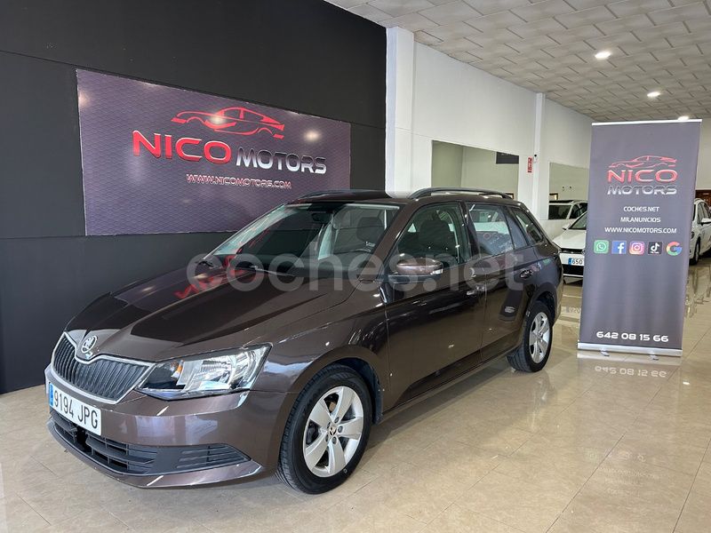 Marrón Usado 2015 Skoda Fabia Ambition Familiar | 5600 € (Precio justo) - Imagen 1/4