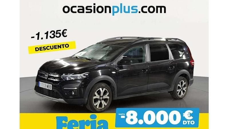 Negro Usado 2022 Dacia Jogger Expression Monovolumen | 14.082 € (Buen precio) - Imagen 1/4