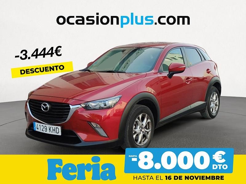 Rojo Usado 2018 Mazda CX-3 Style SUV | 18.200 € (Precio justo) - Imagen 1/4