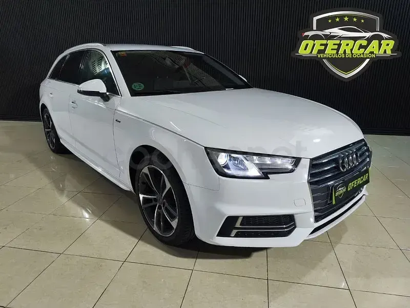 Usado Audi A4 S-Line 150 CV (110 kW) 2017 Blanco Familiar