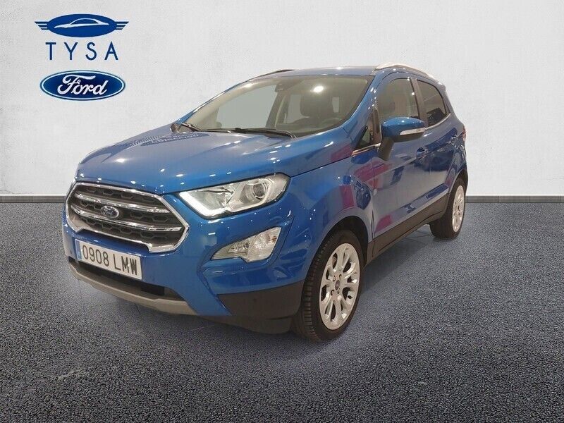 Azul Usado 2021 Ford Ecosport Titanium SUV | 16.490 € (Caro) - Imagen 1/4