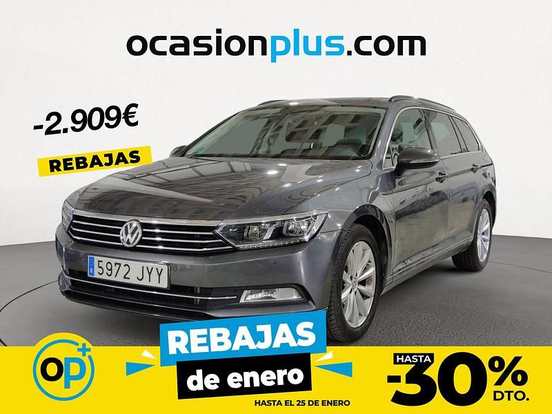 Gris Usado 2017 VW Passat Advance Familiar | 15.232 € (Buen precio) - Imagen 1/4