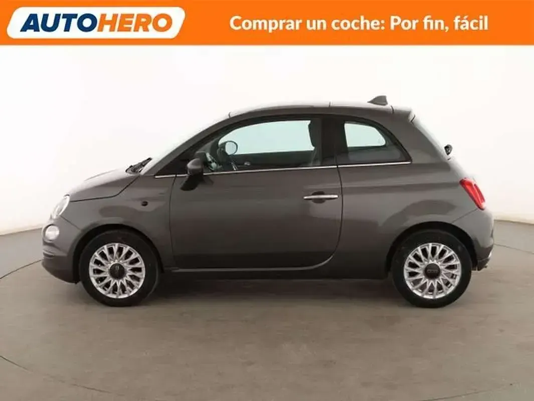 Usado Fiat 500 Lounge 71 CV (52 kW) 2019 Gris Berlina