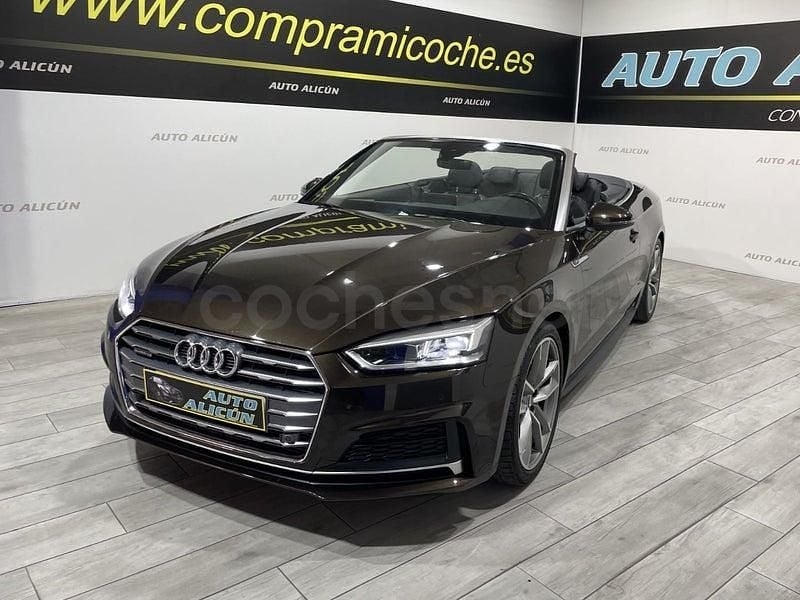 Usado Audi A5 Cabriolet S-Line 245 CV (180 kW) 2019 Marrón Descapotable
