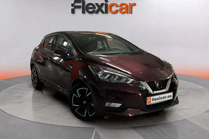 Violeta Usado 2021 Nissan Micra Acenta Utilitario | 12.390 € (Precio justo) - Imagen 1/4