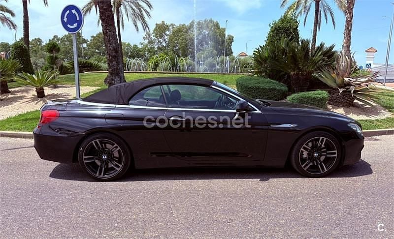 Usado BMW 640 Cabriolet 313 CV (230 kW) 2013 Negro Descapotable