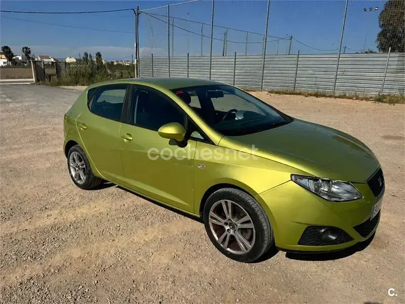 Brugt Seat Ibiza Style 105 HK (77 kW) 2009 Grøn Sedan