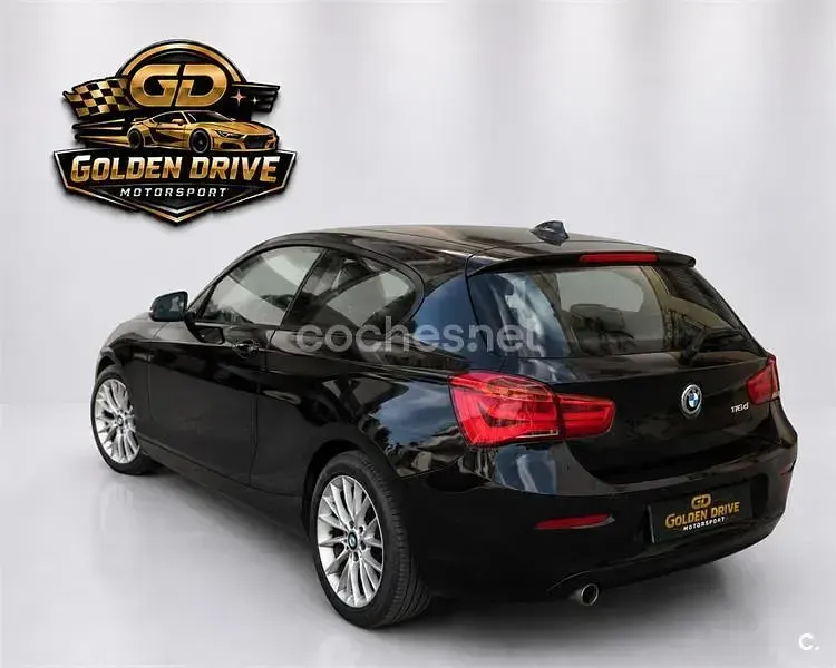 Usado BMW 116 Efficient Dynamics 116 CV (85 kW) 2015 Negro Utilitario