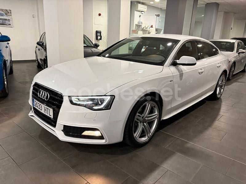 Blanco Usado 2013 Audi A5 Sportback S-Line Utilitario | 16.500 € (Precio justo) - Imagen 1/4